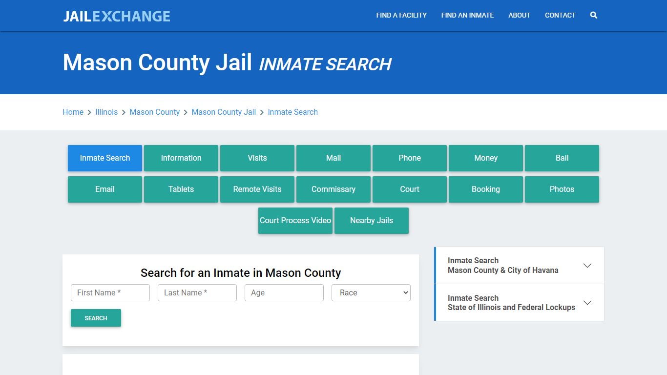 Mason County Jail, IL Inmate Search: Roster & Mugshots