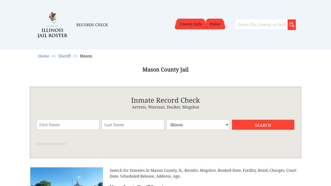 Mason County Jail - Jail Roster Search